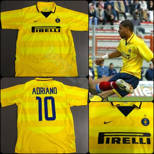 Maglia Shirt Trikot Camiseta Inter Milan third 2003/04 ADRIANO NIKE  ORIGINALE | eBay