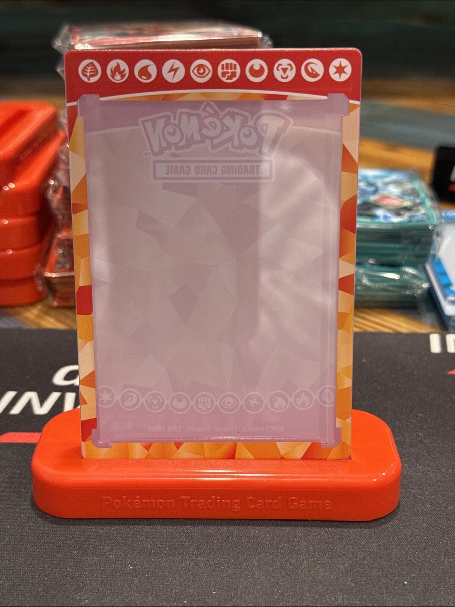 Pokemon UltraPro Magnetic One Touch Card Holder Case & Stand NEW Red Blue