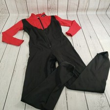 Women s AEROSKIN CALIFORNIA AQUASKIN Full Wetsuit Scuba Surf Swim Size L Red 80s