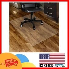 Clear Chair Mat for Hard Floors - 36x48 Inch Durable PVC Protection