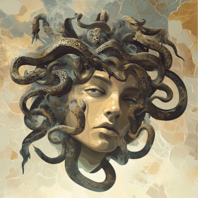 Wandtattoo Aufkleber Medusa Wandaufkleber