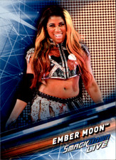EMBER MOON 2019 Topps WWE Smackdown #22 Wrestling Card Athena AEW