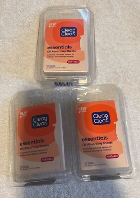 3 Packs Of Essentials Oil Absorbing Sheets