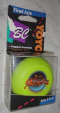 BC SPITFIRE WOODEN YO-YO 1999 No. 23 Vintage Fixed Axle Hardwood Green,Yoyo NEW