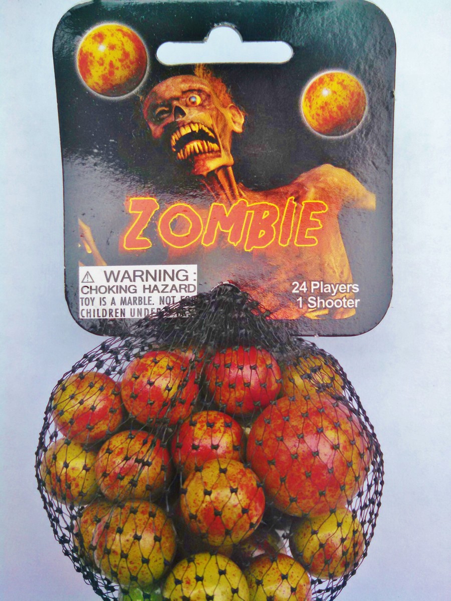 Glass Mega Marble Net ✼ZOMBIE✼ Extremely Rare Retired Set | eBay