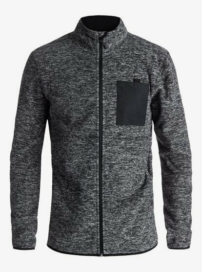 МУЖСКАЯ ФЛИСОВАЯ МАШИНА QUIKSILVER С МОЛНИЕЙ Рекомендуемая розничная цена: 89,95 долларов США.