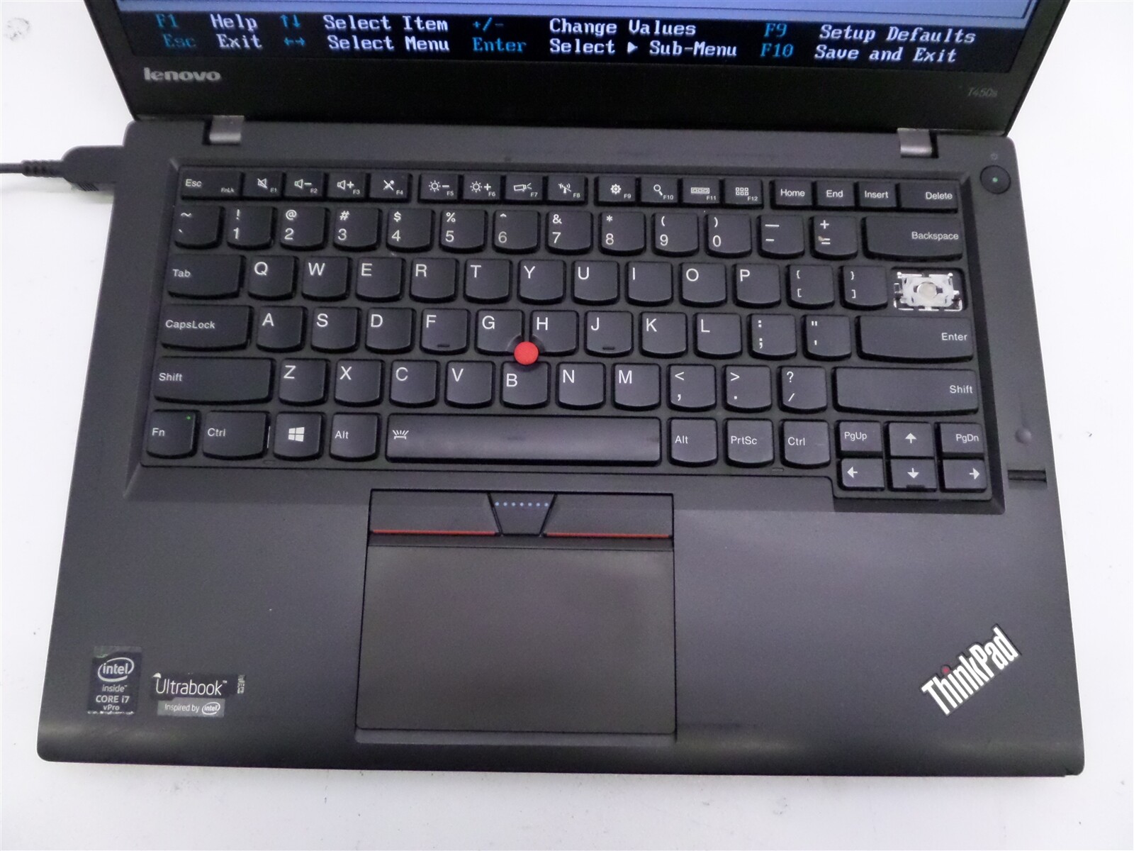 Lenovo T450s ThinkPad 14" Laptop 4GB RAM Core i75600U 2.6GHz CPU Missing Key eBay