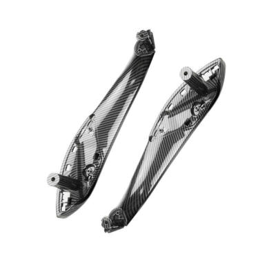 A Pair Inner Trim Door Handle For BMW F30 F31 F80 F32 F33 F82 F83 Carbon Fiber 