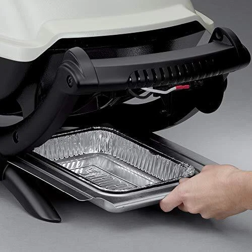 Parrilla de propano líquido Weber Q1000, titanio Foto 4 de 4