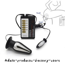 Female Male Therapy Device Set New Shock E-Stim Pulse Torpedo Small Big Plug