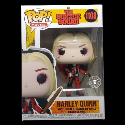 Funko Pop + Protector! Suicide Squad #1108 Harley Quinn in
