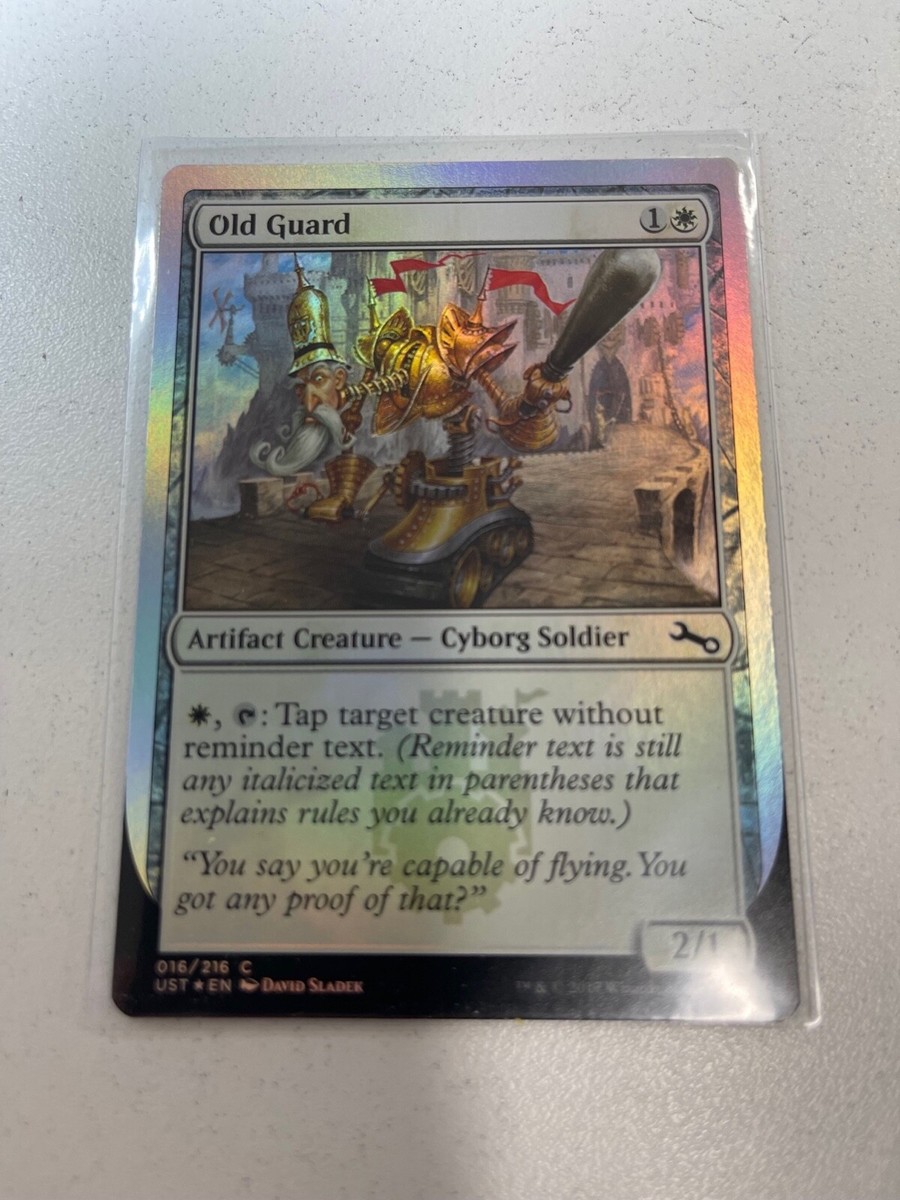 MTG - unstable - old guard - 016/216 - Unstable - FOIL - New | eBay
