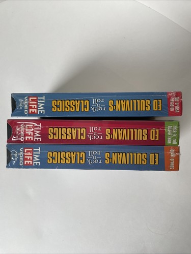 x3 NEW TIME LIFE VIDEO LOT ED SULLIVAN'S ROCK-N-ROLL CLASSICS, VHS TAPE, BEATLES - Picture 14 of 14