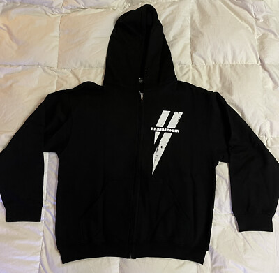 RAMMSTEIN Vintage Reise Reise FULL ZIP Hoodie Made in Germany Rare