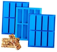 Pcs Granola Bar Mold Silicone Mold Rectangle Molds for Energy Bar, 8-Cavity 3