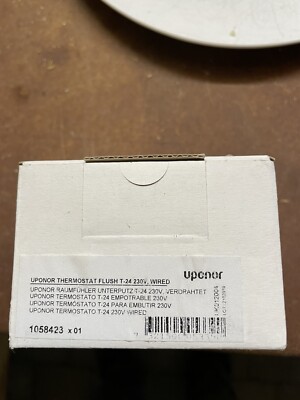 Uponor T-24 Flush 230V Raumthermostat Raumregler Raumfühler Unterputz 1058423
