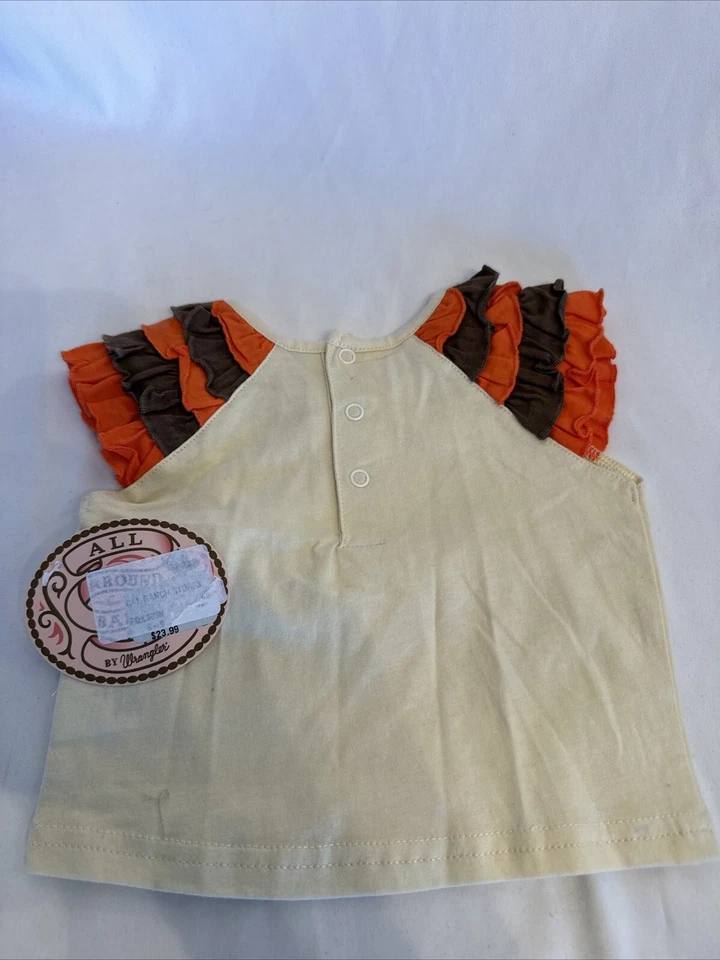 NWT Girls Wrangler Sz 6-9 M Fall Round Up Shirt - Image 2 of 4