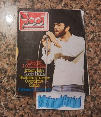 Hallo 2001 20 1976 - Lucio Dalla + Poster - David Sanborn - Maria Muldaur - Peter Frampton
