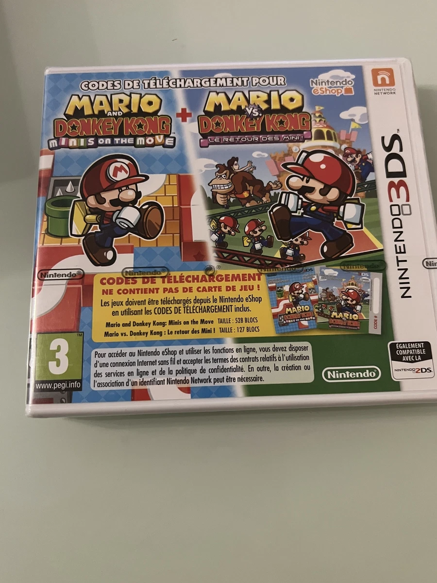jeu nintendo 3DS 2DS mario and donkey kong mini movie retour eBay