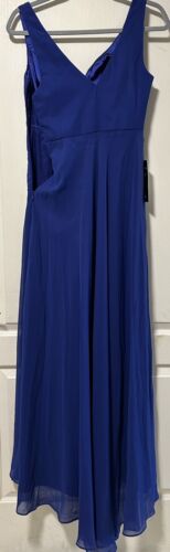 EVER PRETTY Dress Royal Blue Formal Bridesmaid Sz 4 Long Full Length NWT - Picture 5 of 7