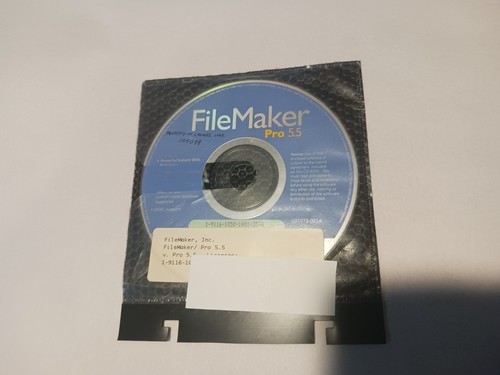 FileMaker Pro 5.5 With Serial Key