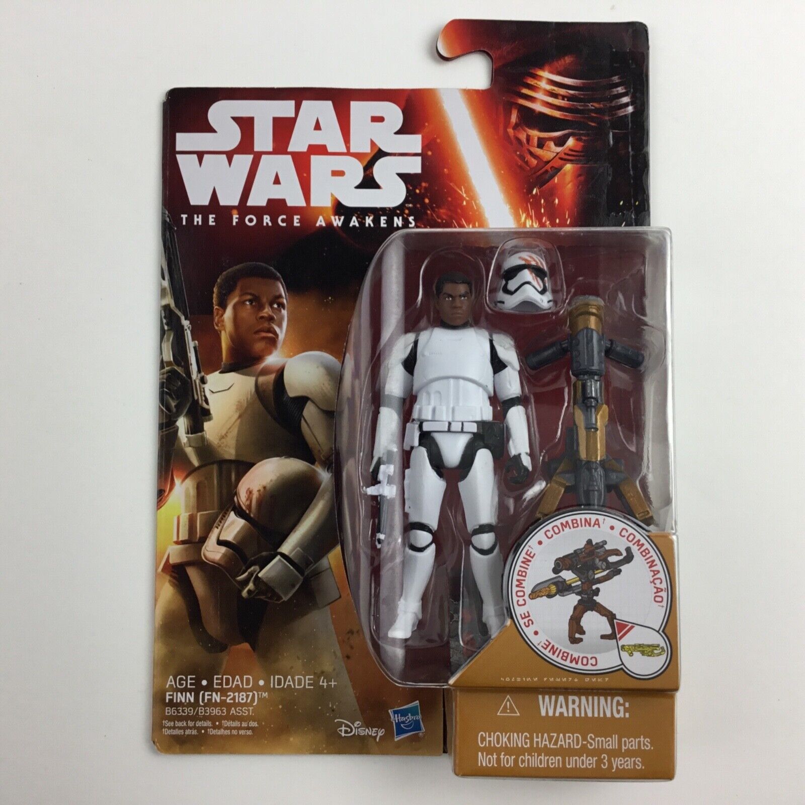 Star Wars The Force Awakens FINN 3.75 Inch Figure Hasbro NEW B6339 NEAR MINT