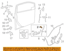 GM OEM 16-22 Spark Front Door Lock Hardware-Handle, Outside Bolt 94532140