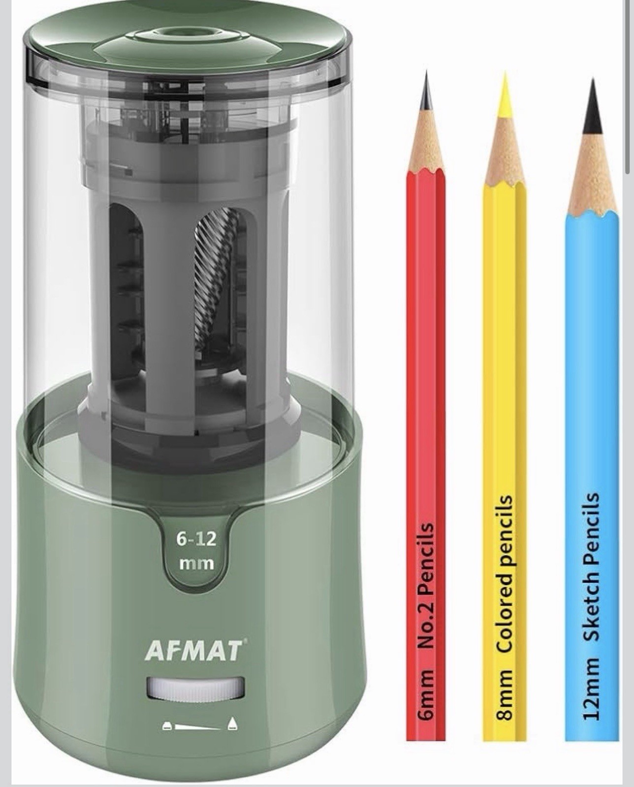 Sharpener Auto Stop Super Sharp & Fast Electric Pencil Sharp
