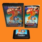 Sonic the Hedgehog 2 Complete CIB w/ Manual Refurb + 1yr Warranty SEGA Genesis