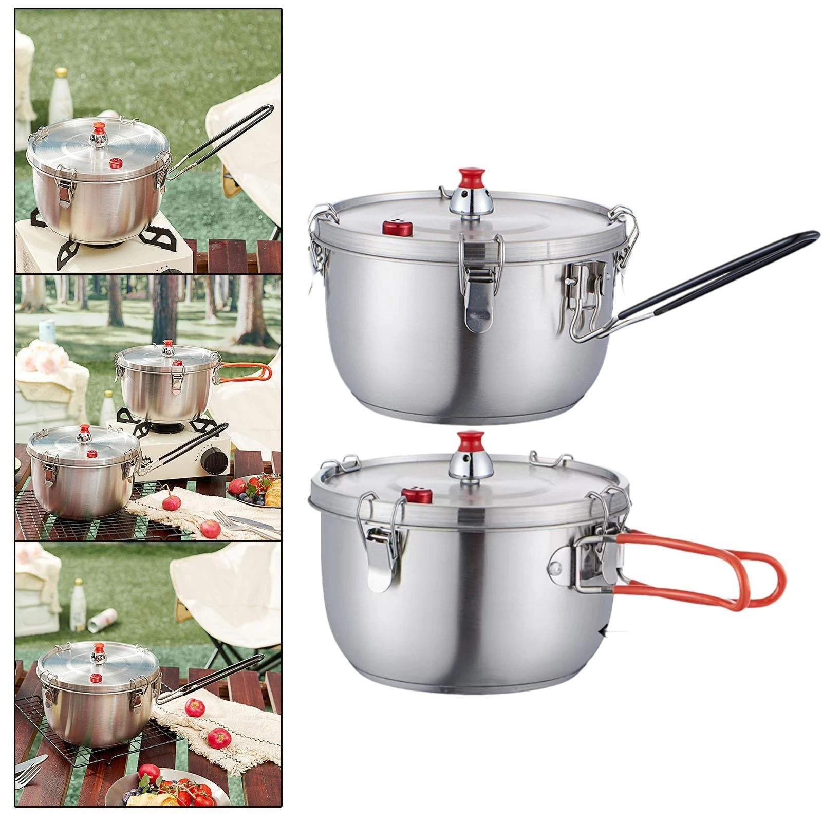 Stainless Steel Pressure Cooker Stainless Steel Stockpot Cooking Pot Stovetop