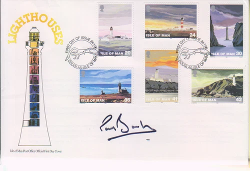 PAUL BARBER SIGNED ISLE OF MAN FDC