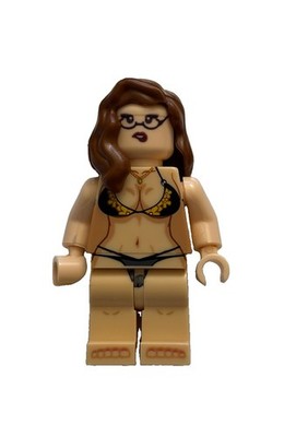 Custom Created & UV Printed Sexy Bikini Cleavage Girl Minifigure