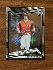2022 Elite Extra Edition Prime Numbers Nick Biddison 48/51 (B24) Dodgers