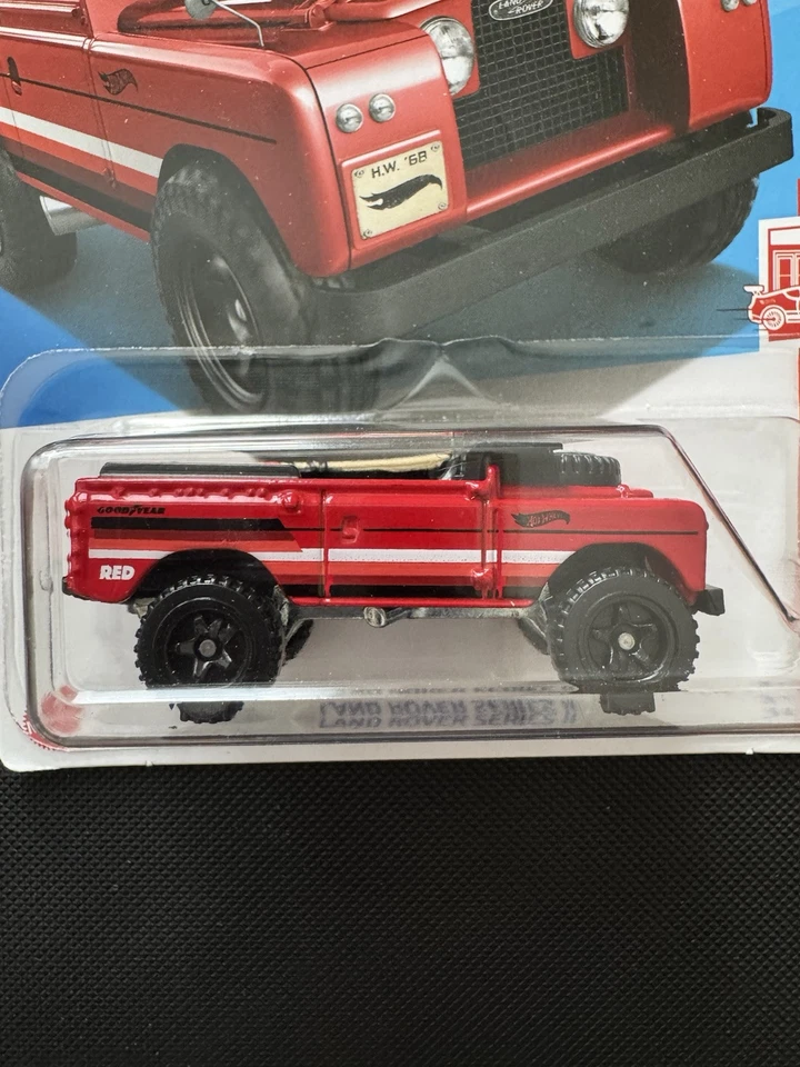 2024 Hot Wheels Target Exclusive Land Rover Series II RED EDITION 8/12 - Image 2 of 4