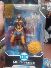 DC Multiverse Mcfarlane Toys Gold Wonder Woman Endless Winter 7  Figure