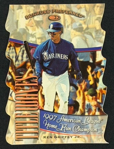 Ken Griffey Jr. #8 1998 Donruss Preferred Title Waves card
