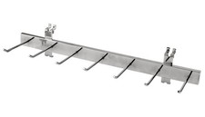 SSWBasicsChrome Tie Rack and Belt Rack Pack of 2 MultiHook Organizers