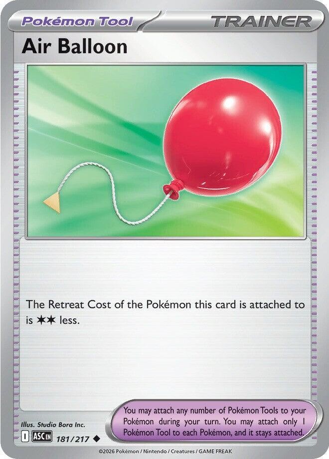 Air Balloon Reverse Holo Uncommon ME: Ascended Heroes 181/217 NM Yoshinobu Saito