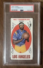 1969 Topps #1 Wilt Chamberlain PSA 3 VG Los Angeles Lakers