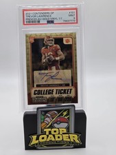 2021 Contenders Draft Picks Trevor Lawrence Premium Edition Auto Gold Vinyl 1/1 