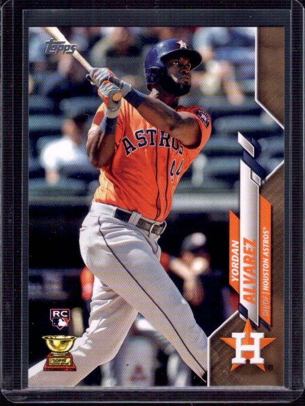 YORDAN ALVAREZ 2020 Topps Series 1 #276 Gold Parallel Rookie RC #0344/2020