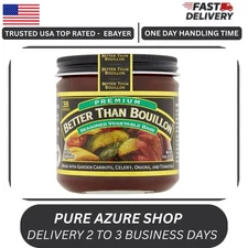 Better Than Bouillon Premium Seasoned Vegetable Base, Shelf-Stable, 8 Oz Jar