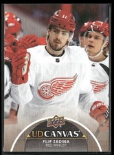 2021-22 Upper Deck UD Canvas Filip Zadina Detroit Red Wings #C150
