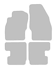 Fußmatten passend für Opel Adam Typ M13 (Baujahr 2012 - 2019), Dura graphit