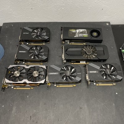 6 Stück DEFEKT GeForce GTX1060, 4x 6GB, 2x 3GB (G5-10)
