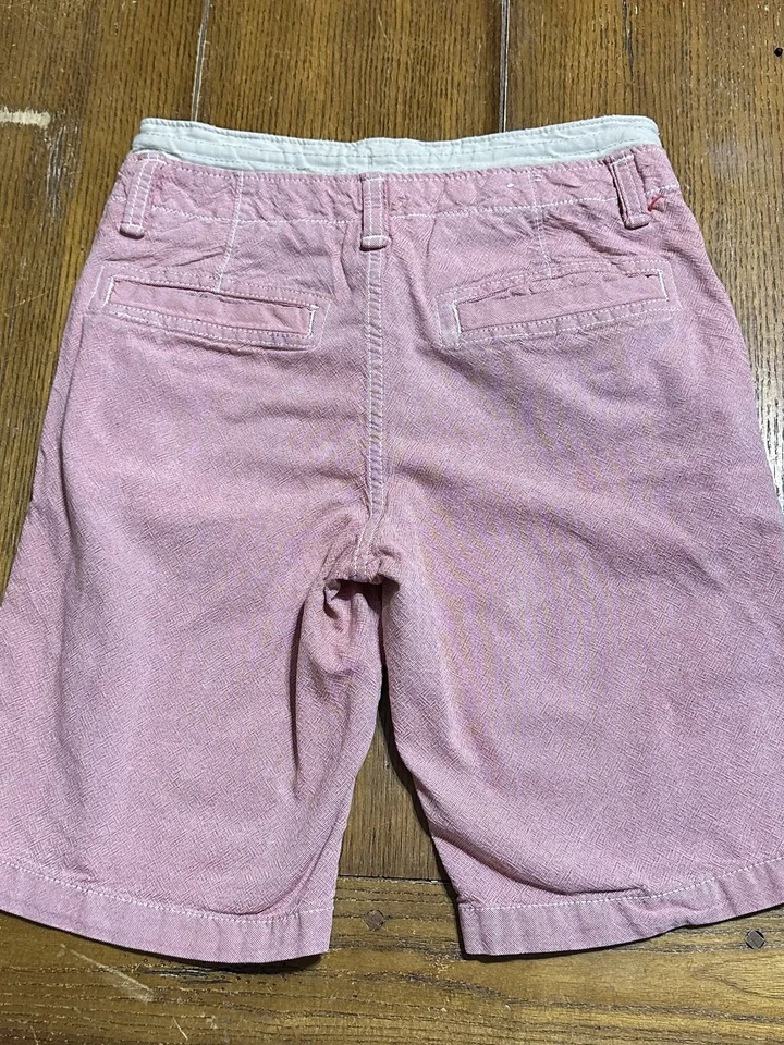 Pantalones cortos Gap para niños talla 12 rosa y crema Foto 2 de 3