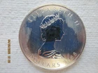 1988 CANADIAN $5.00 COIN 1 OUNCE .9999 FINE SILVER