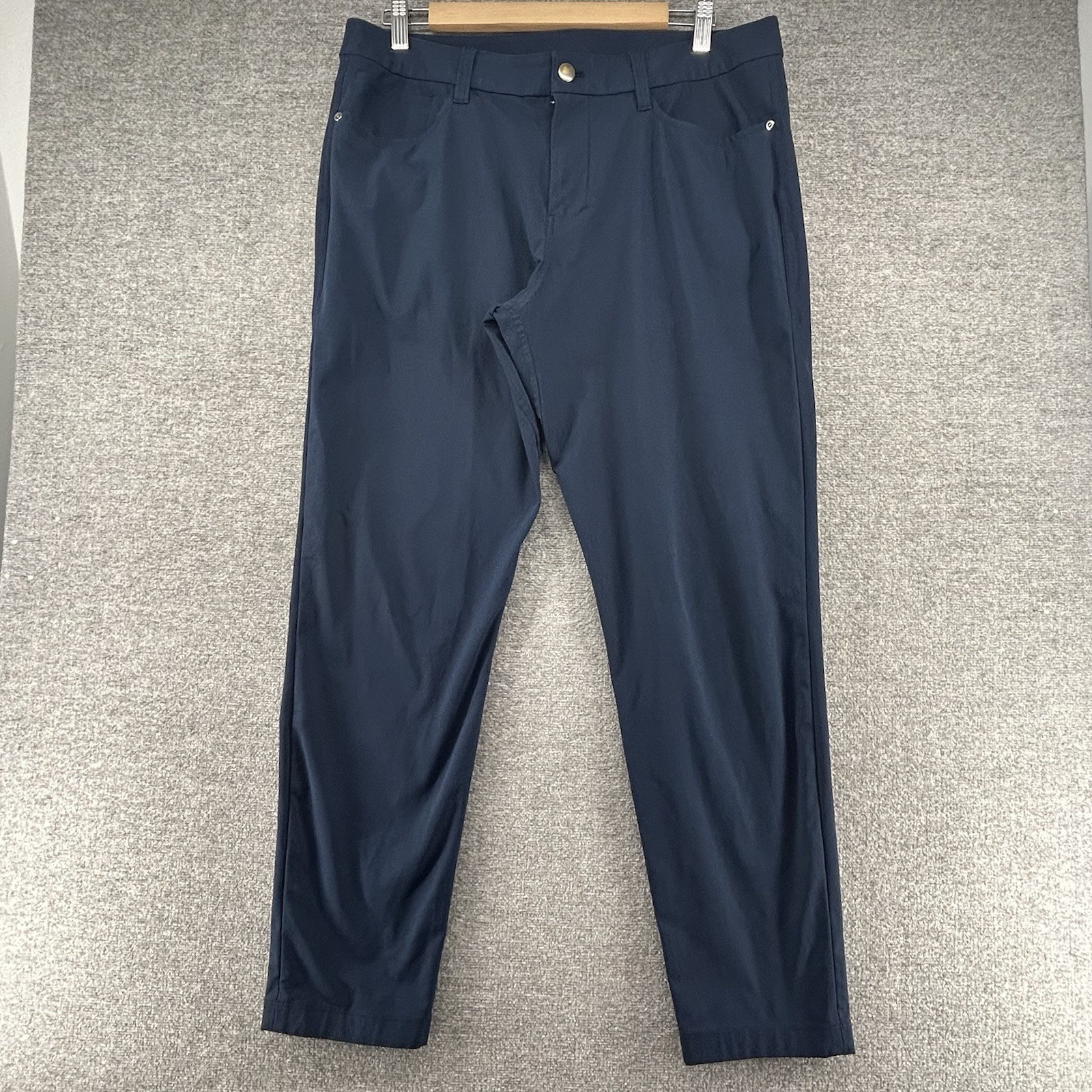 Lululemon ABC Slim Fit Pants Men Size 33x29 Blue Casual Golf