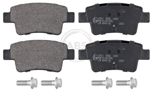 Bremsbelagsatz Scheibenbremse A.B.S. 37513 FüR Opel Fiat Abarth Punto Corsa S07-image
