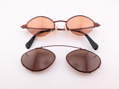 FaceAFace Eyeglasses, Frames Only, Sisal Red, 46-19-..., Metal, France